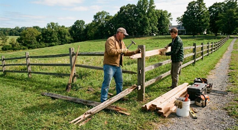 Wood Fence Repair Service